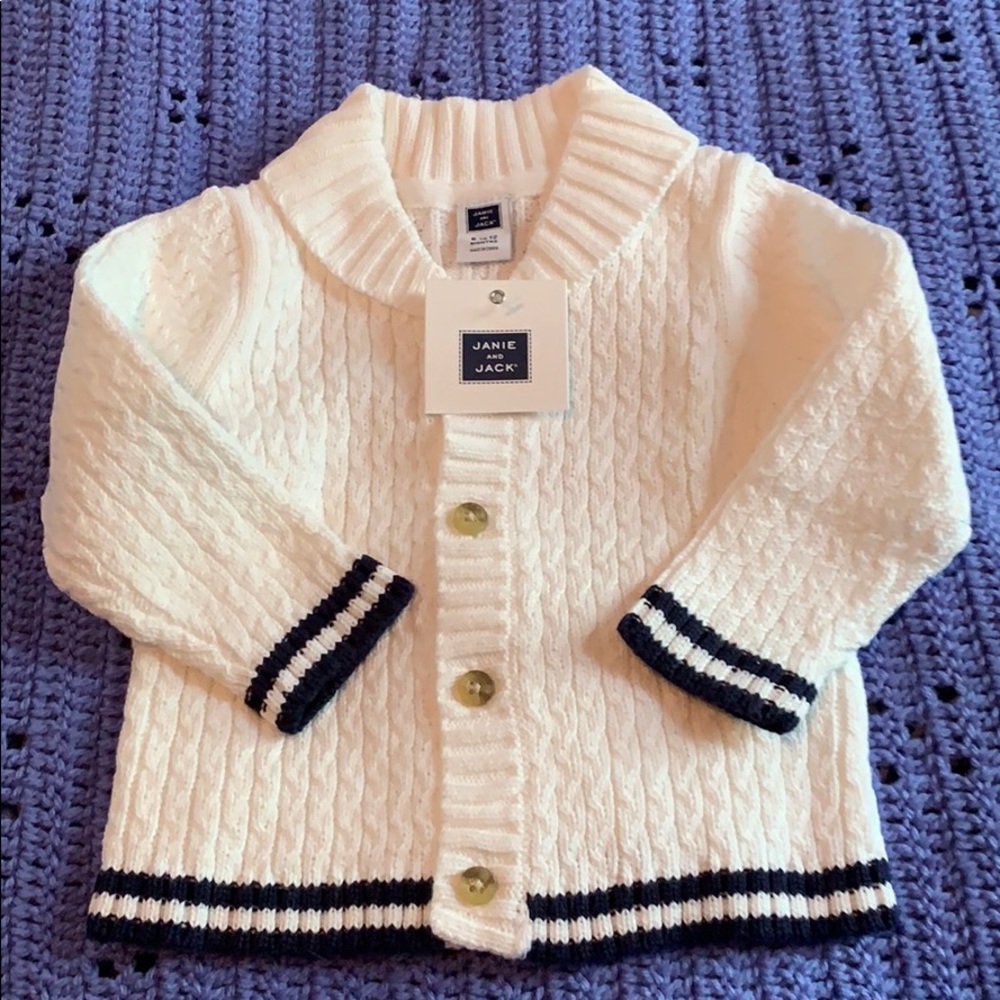 Ivory Cardigan from Janie and Jack, 6-12 months